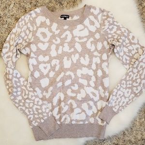 Express Leopard Sweater
